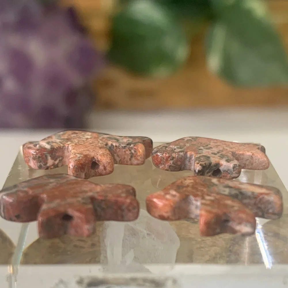 Vintage Jasper Bird Beads Fetish Beads Southwestern Native American Zuni Style 4